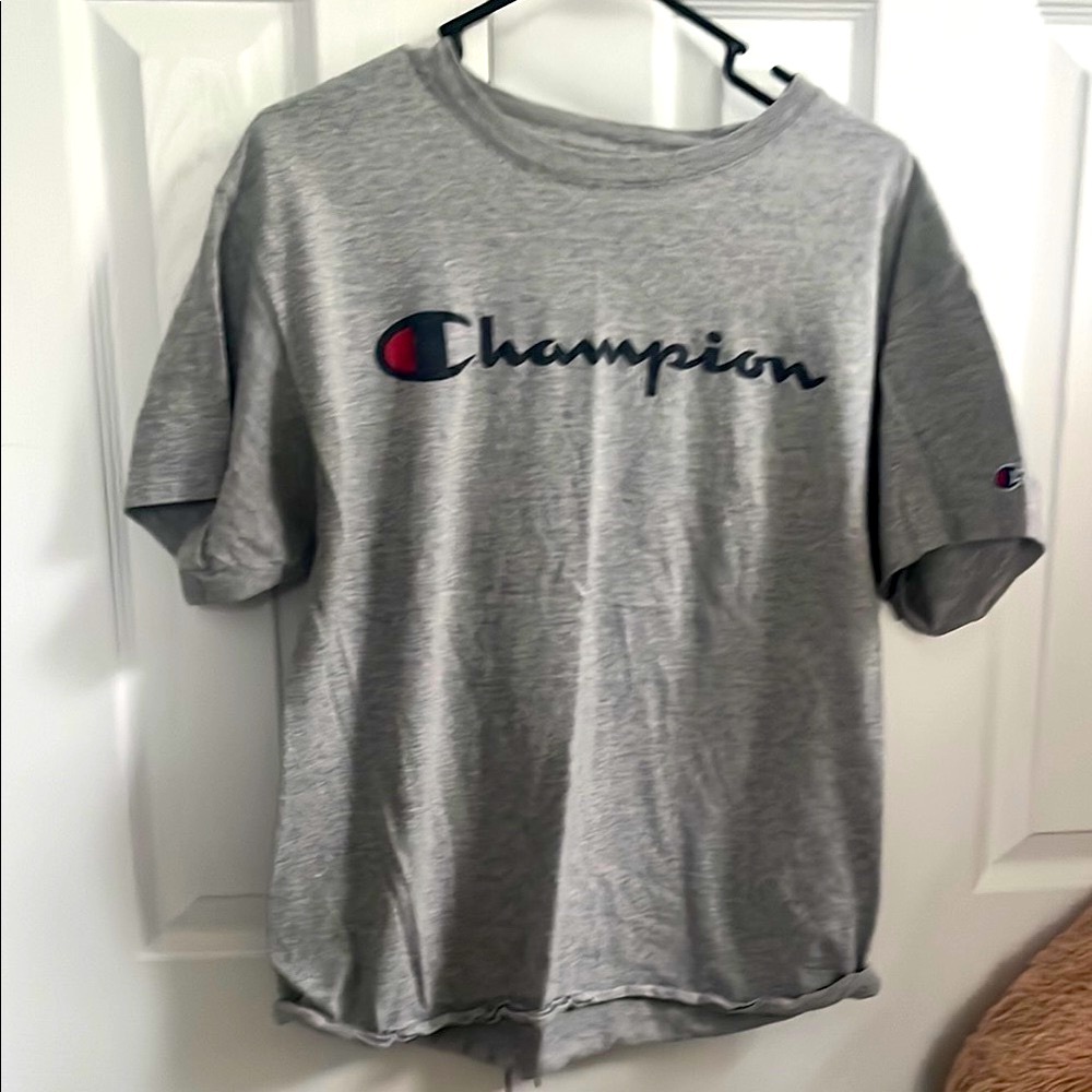Gray/Grey Champion T-Shirt Men's